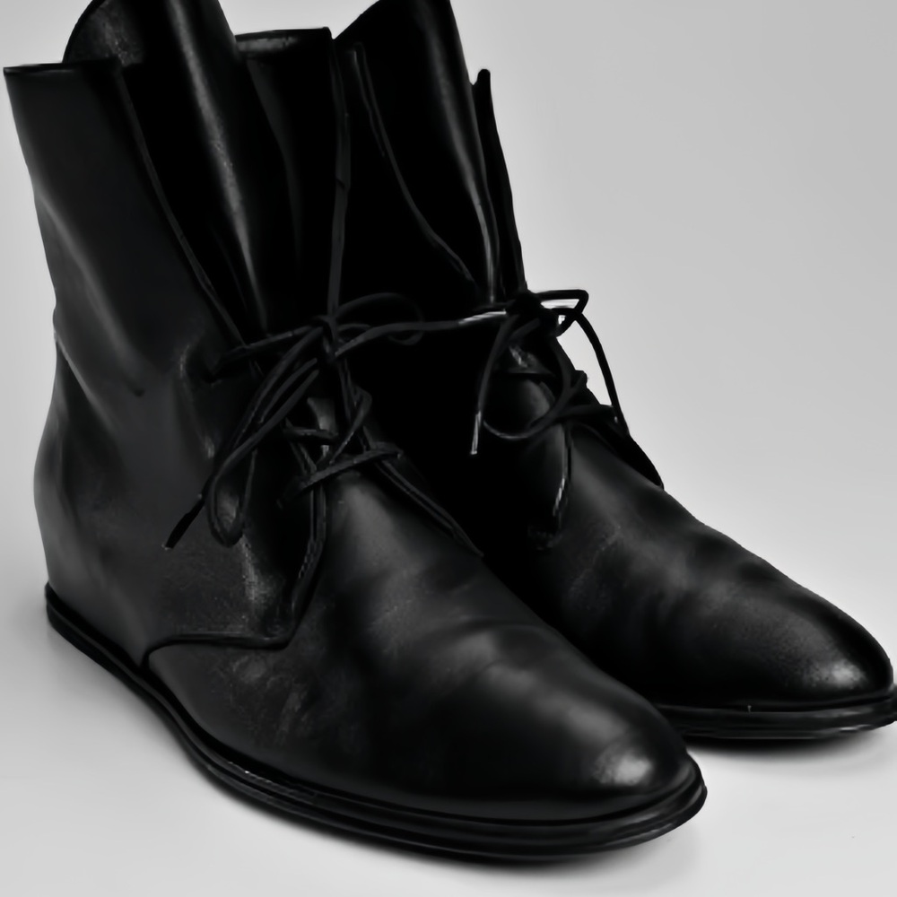 Stuart Weitzman Stepmistress Black Ankle Booties